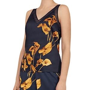 Ted baker blue and gold top